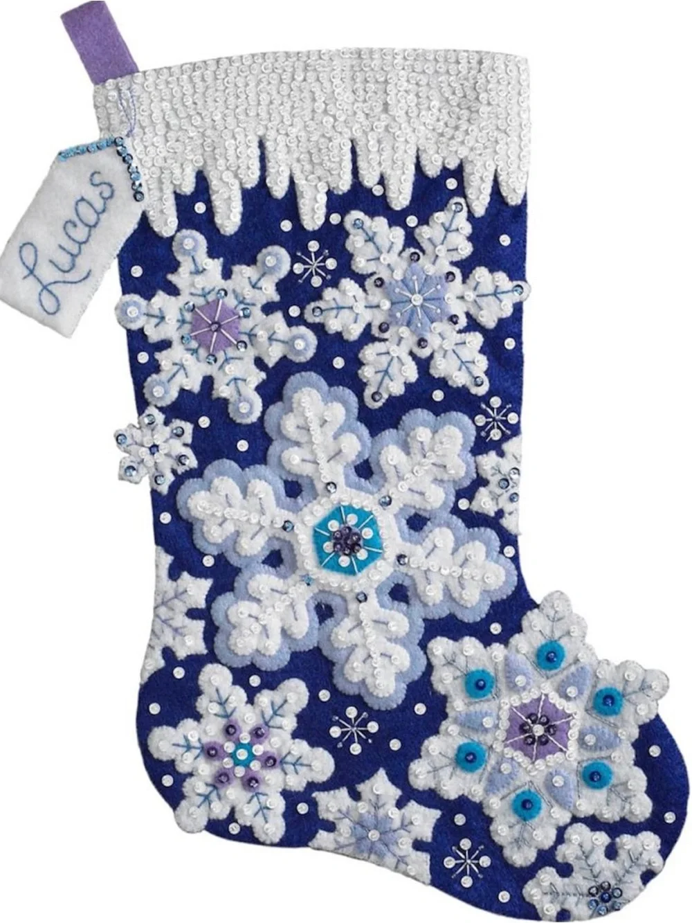 Bucilla Sparkle Snowflakes w/ Bonus Ornament #86709